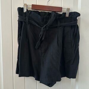 Madewell Linen Paperbag Shorts Size 4